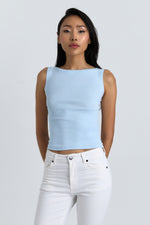 Charger le modèle 3D dans le visionneur de galerie, DEBARDEUR LAYA BABY BLUE