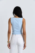 Charger le modèle 3D dans le visionneur de galerie, DEBARDEUR LAYA BABY BLUE