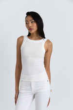 Charger le modèle 3D dans le visionneur de galerie, DEBARDEUR SILEA BLANC