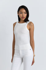 Charger le modèle 3D dans le visionneur de galerie, DEBARDEUR SILEA BLANC