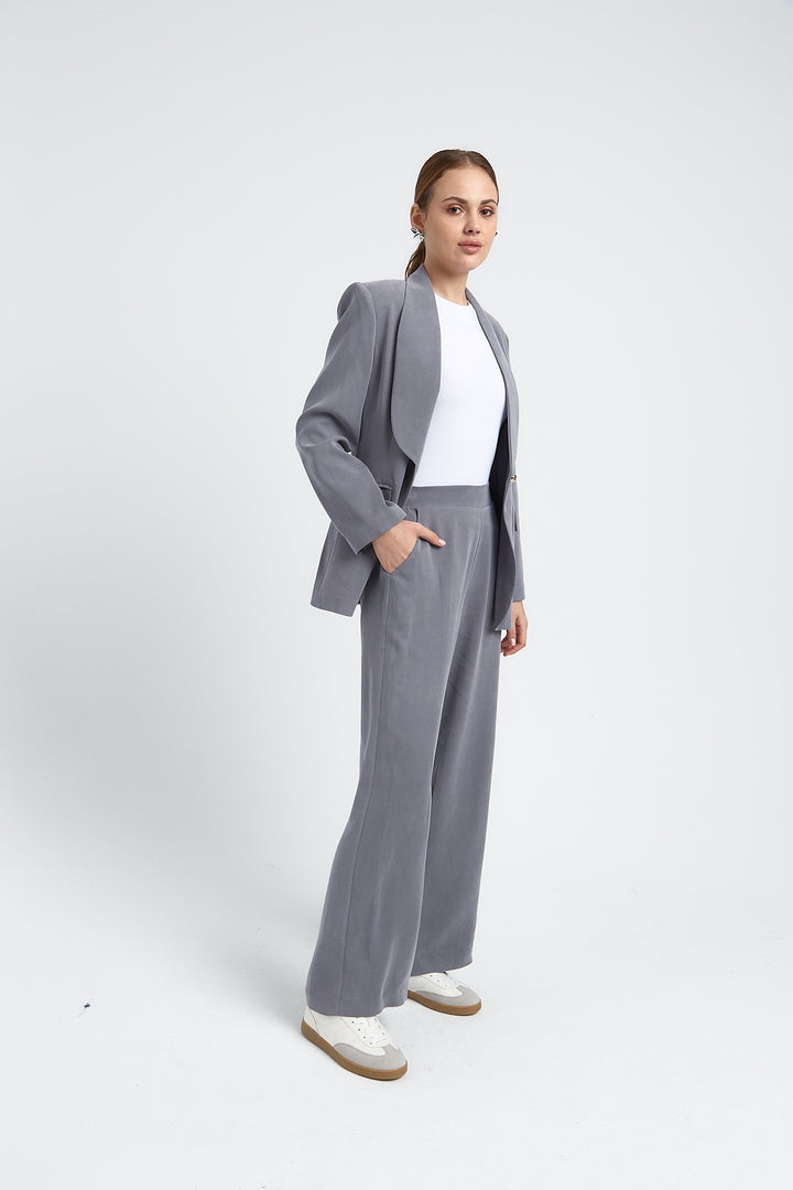PANTALON FEMME DOLCE GRIS