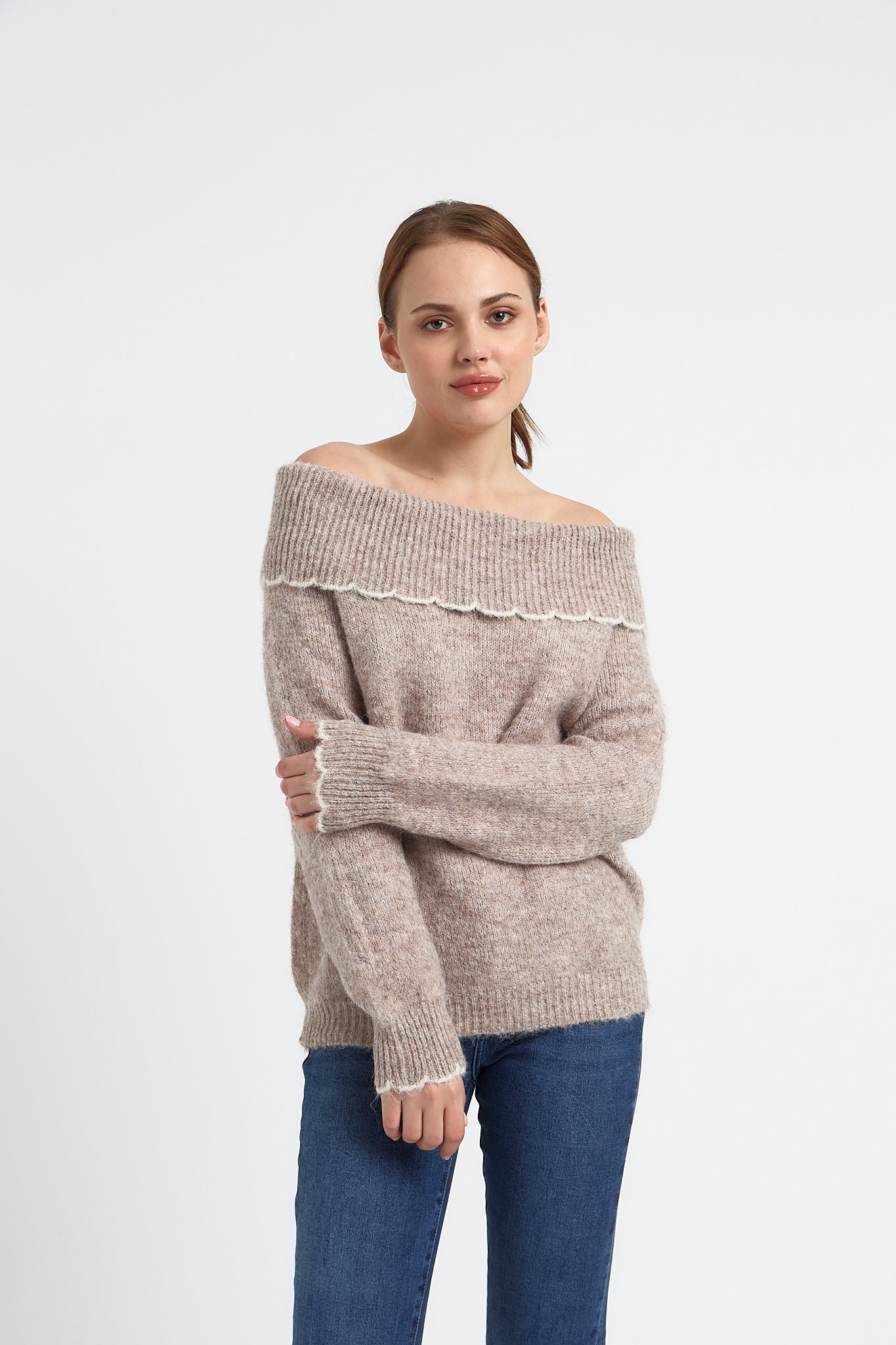 PULL AMBRE BEIGE