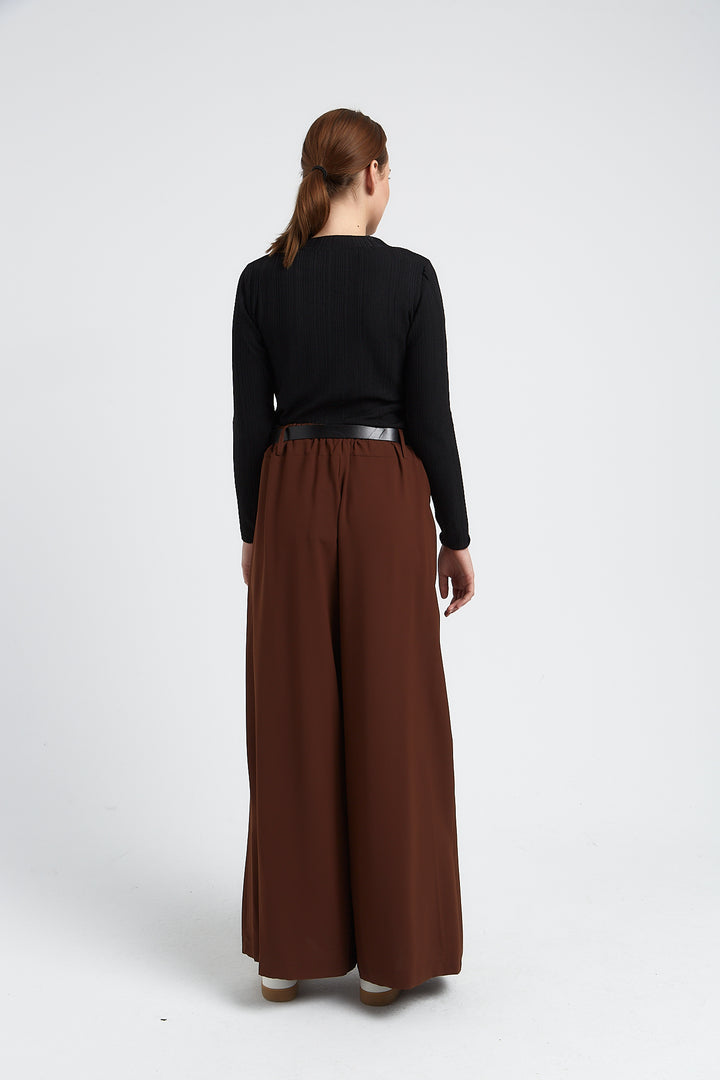 PANTALON FEMME VALERIE MARRON