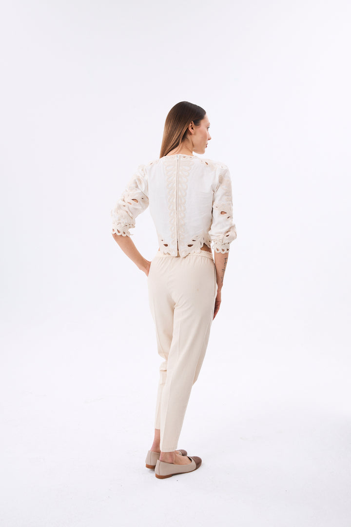 PANTALON FEMME VISION FICELLE