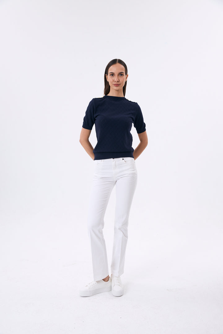 PANTALON FEMME EVASION BLANC
