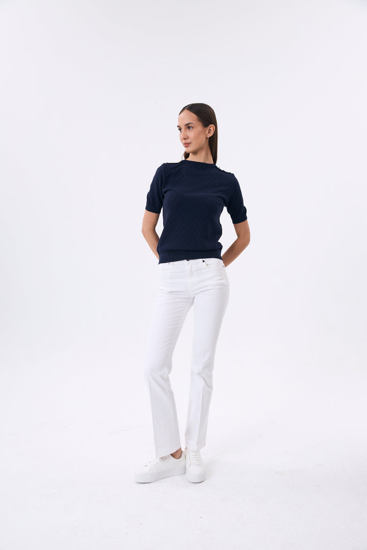 PANTALON FEMME EVASION BLANC