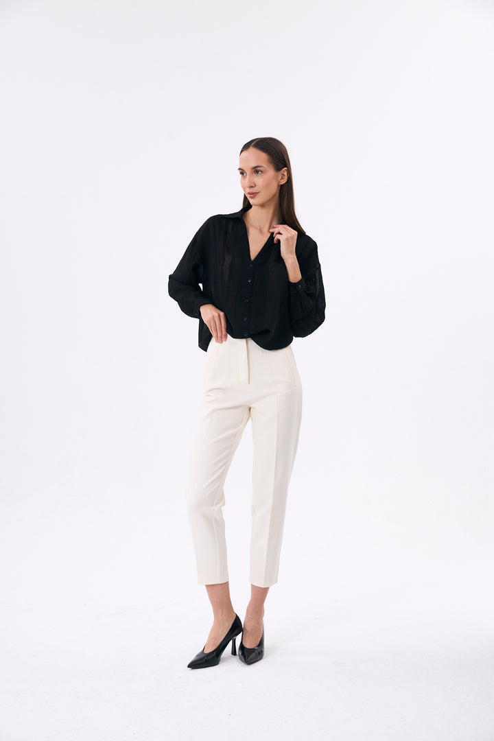 PANTALON DAILY FEMME KAROL ECRU