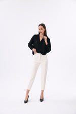 Charger le modèle 3D dans le visionneur de galerie, PANTALON DAILY FEMME KAROL ECRU
