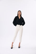 Charger le modèle 3D dans le visionneur de galerie, PANTALON DAILY FEMME KAROL ECRU
