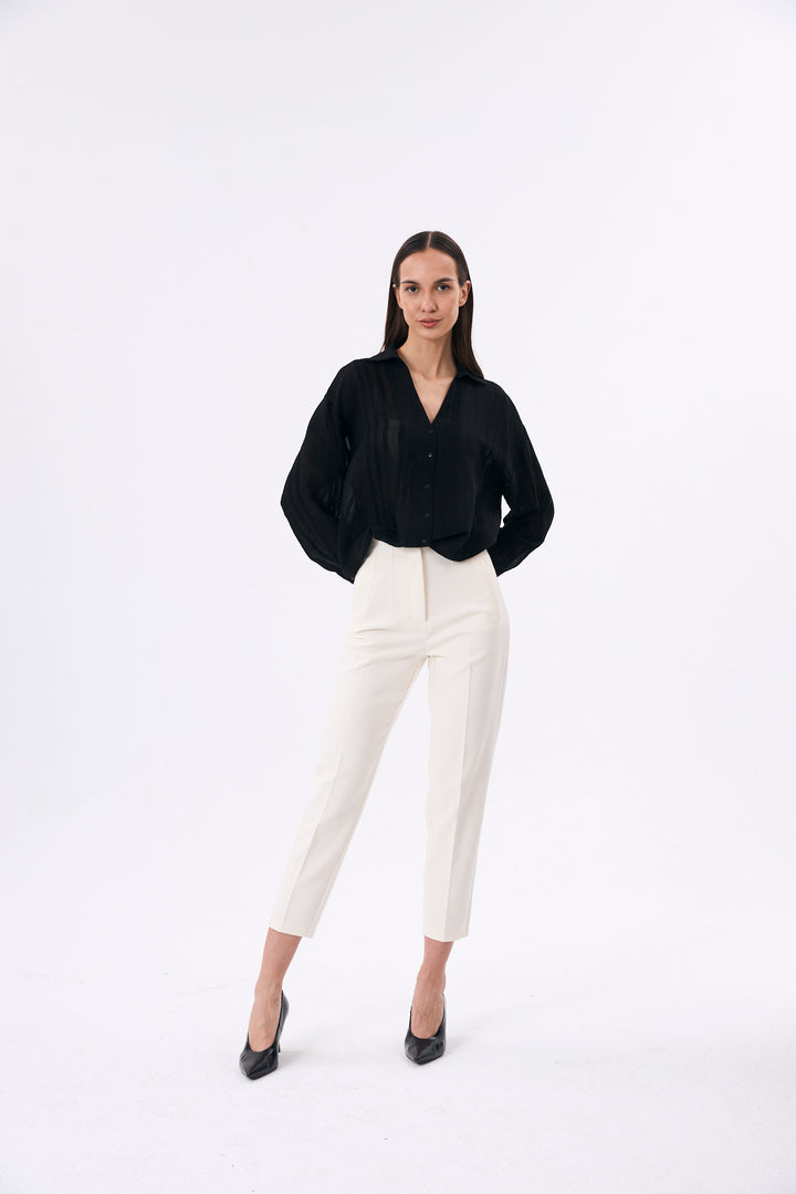 PANTALON DAILY FEMME KAROL ECRU