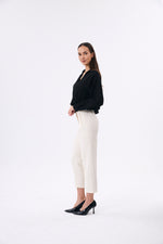 Charger le modèle 3D dans le visionneur de galerie, PANTALON DAILY FEMME KAROL ECRU
