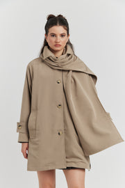 TRENCH IMPERMABLE SABLE CYRA