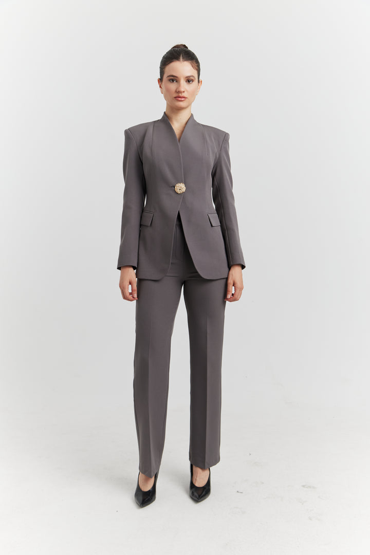 TAILLEUR VESTE ET PANTALON CALYNE ANTHRACITE
