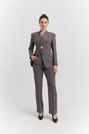 TAILLEUR VESTE ET PANTALON CALYNE ANTHRACITE