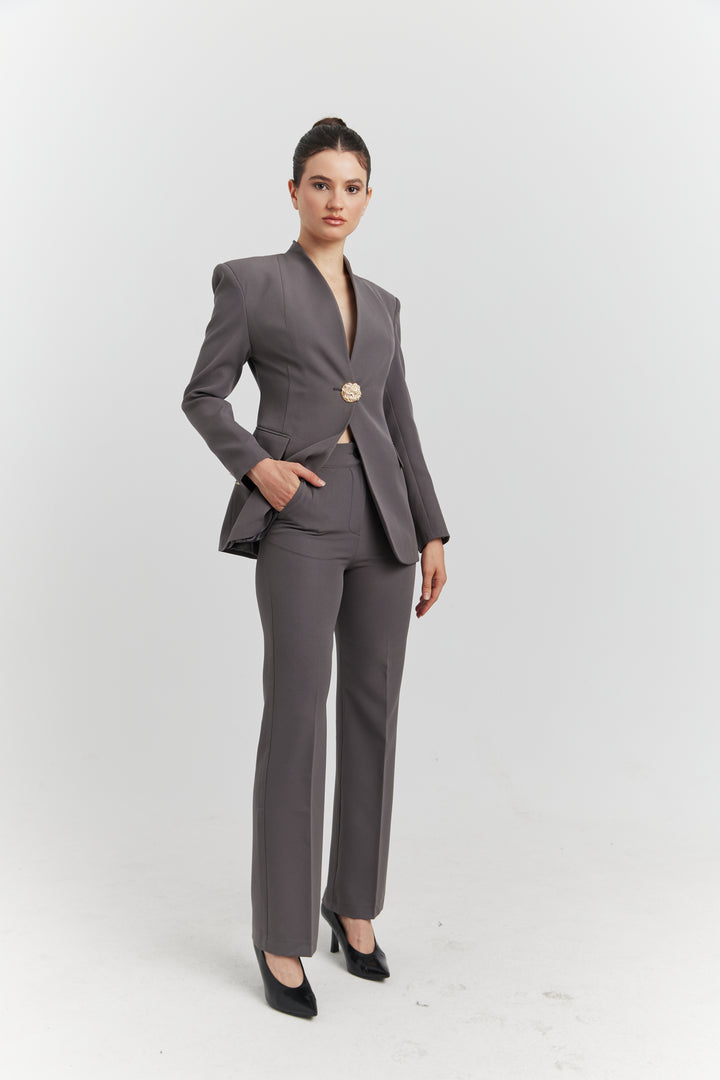 TAILLEUR VESTE ET PANTALON CALYNE ANTHRACITE