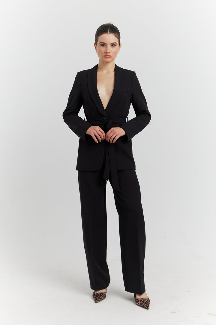 TAILLEUR VESTE ET PANTALON DARYN REGLISSE