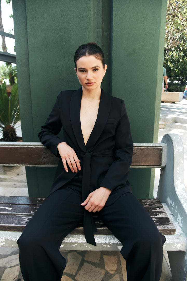 TAILLEUR VESTE ET PANTALON DARYN REGLISSE