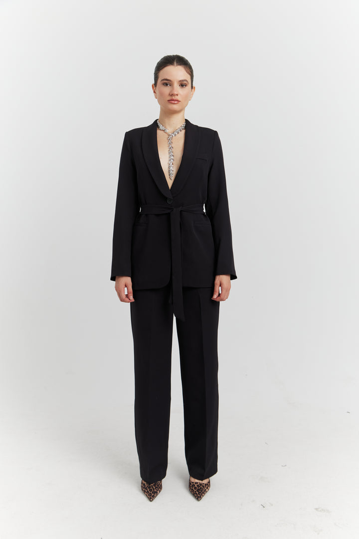 TAILLEUR VESTE ET PANTALON DARYN REGLISSE