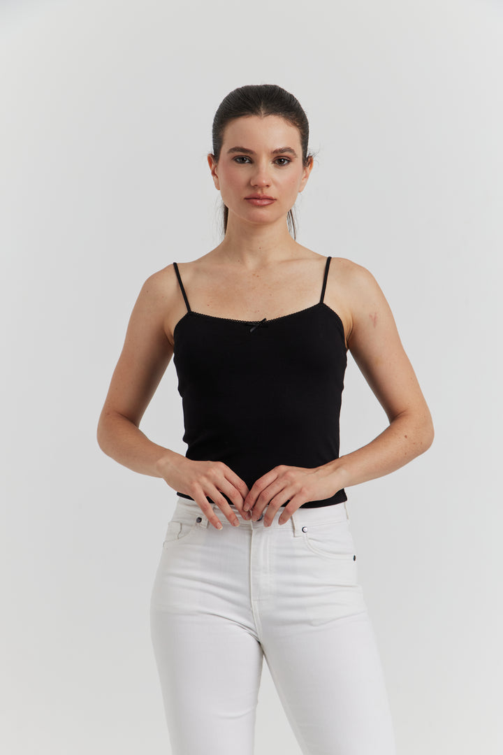 DEBARDEUR BRETELLE REGLABLE ISERYN NOIR