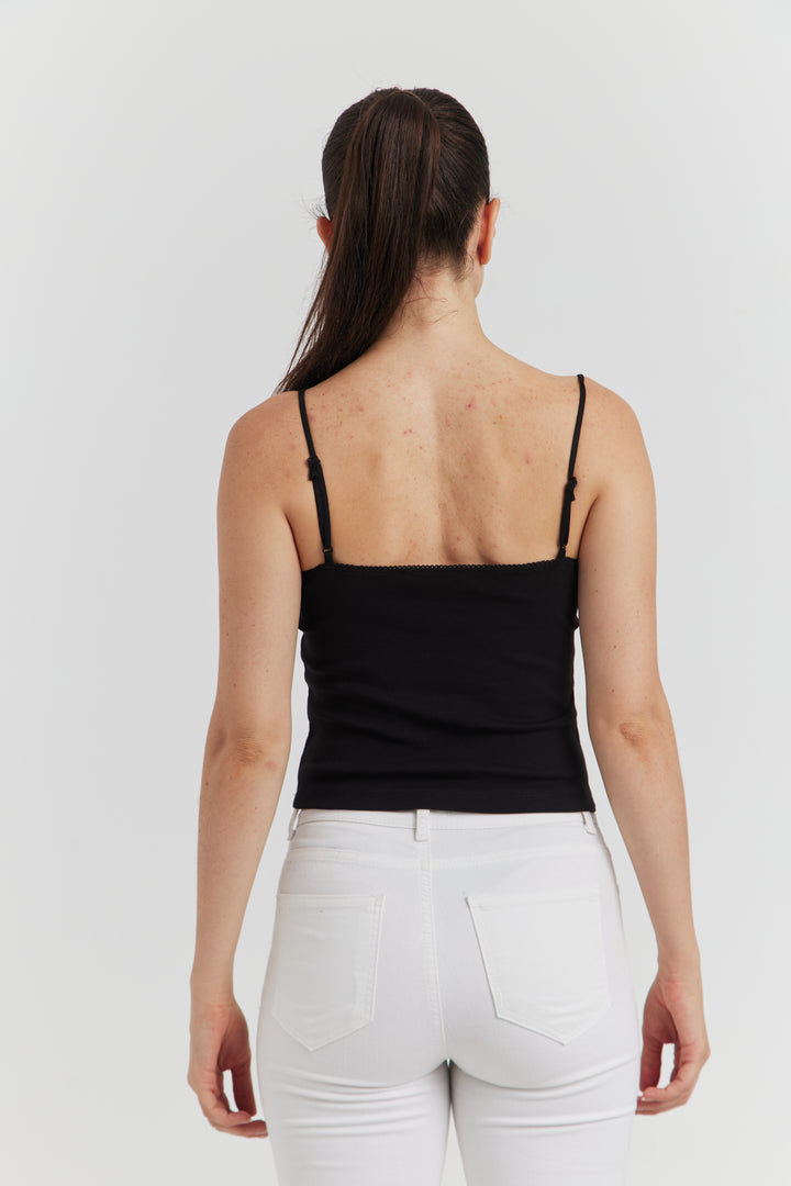 DEBARDEUR BRETELLE REGLABLE ISERYN NOIR