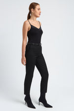 Charger le modèle 3D dans le visionneur de galerie, PANTALON FEMME EMILY NOIR
