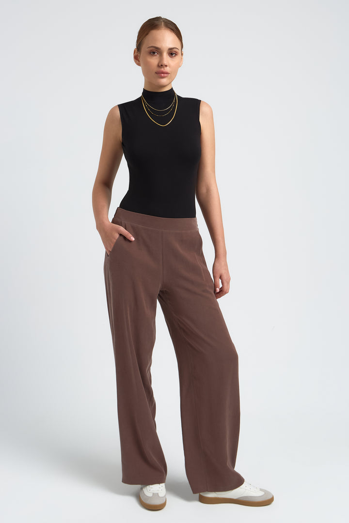 PANTALON DOLCE MARRON