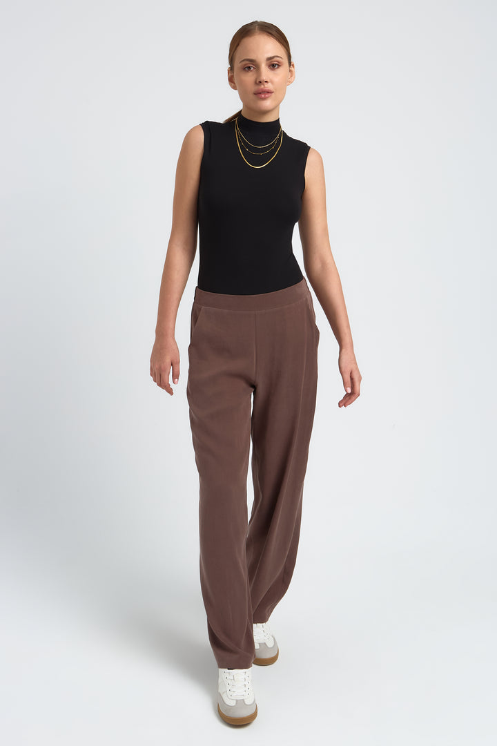 PANTALON DOLCE MARRON