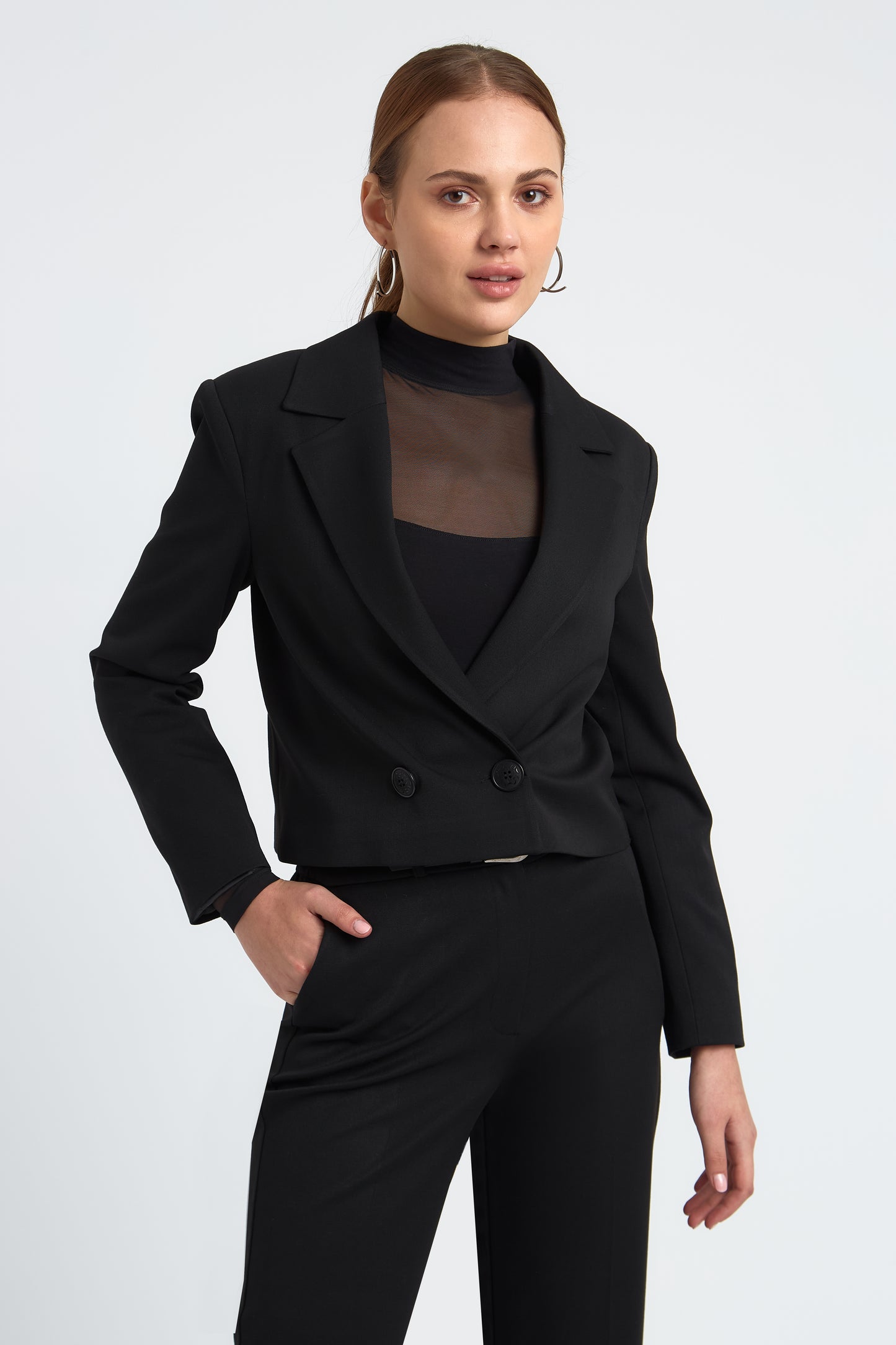 VESTE CAPUCINE NOIR