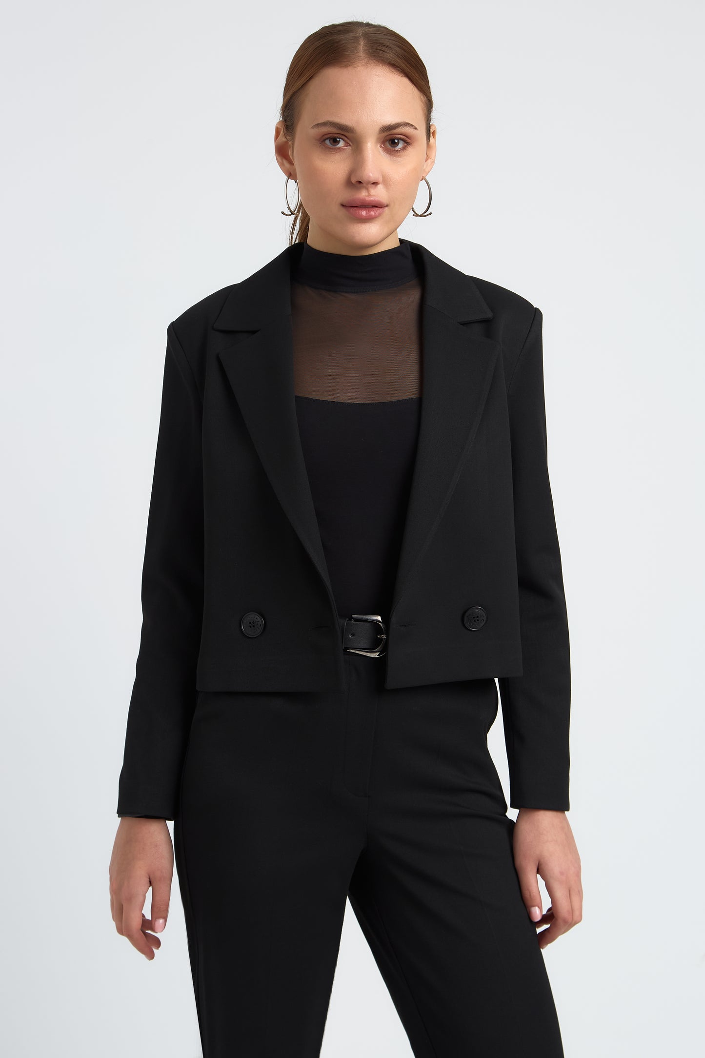 VESTE CAPUCINE NOIR