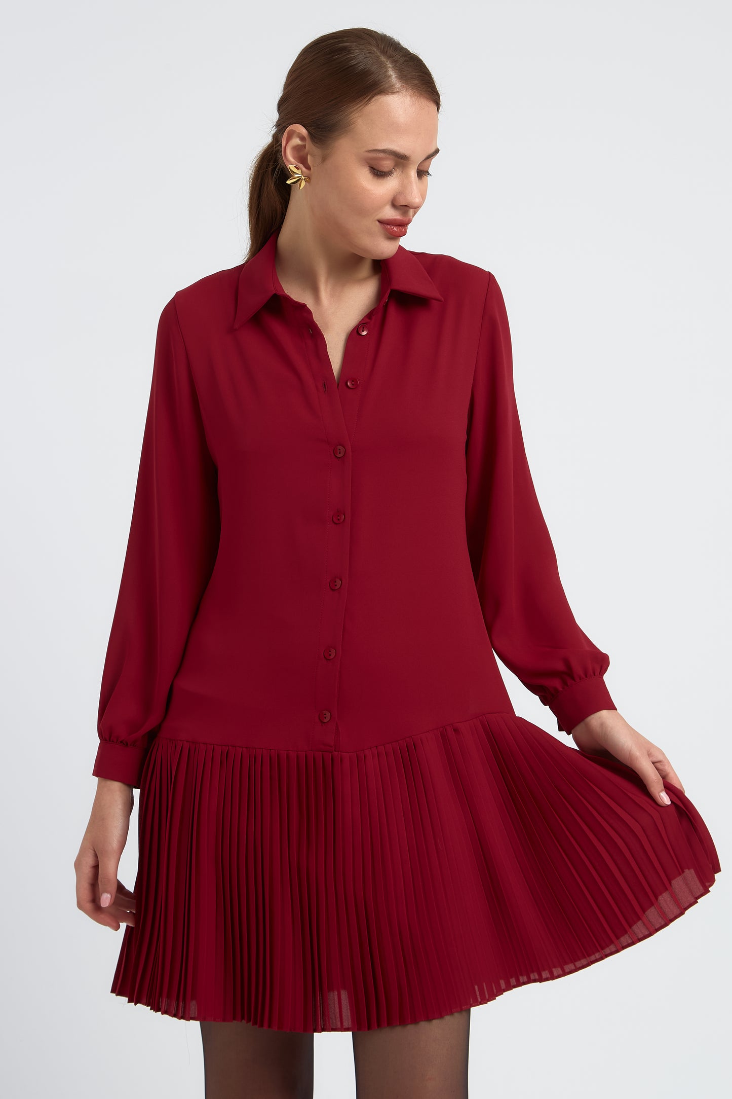 ROBE ELLA BORDEAUX