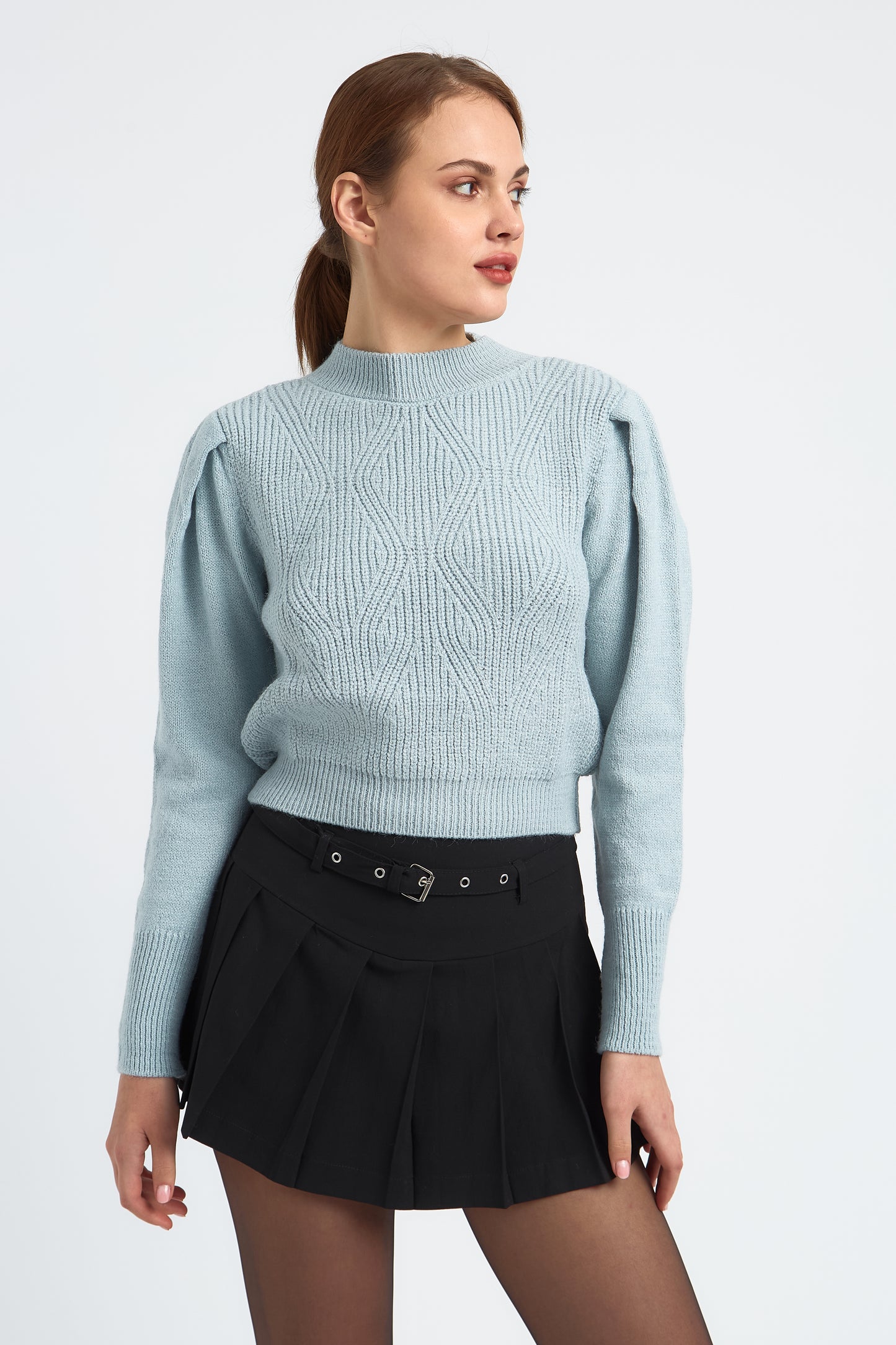 PULL CHARLOTTE BLEU