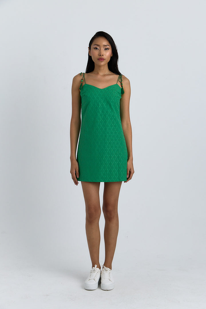 ROBE AUBELA VERT MENTHE