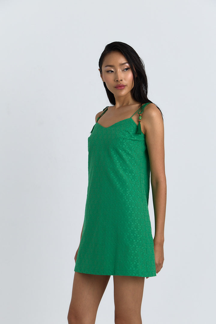 ROBE AUBELA VERT MENTHE