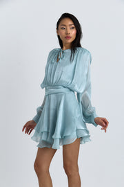 ROBE LUMINEUSE EN SATIN SANA